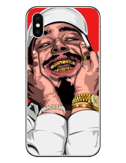 Телефонные чехлы Post Malone going ghost Охота Жесткий PC Coque чехол для iPhone 5 5S SE 6 S плюс 7 XR XS MAX