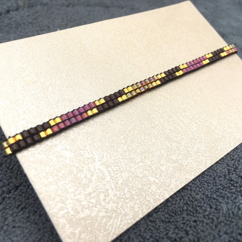 Цыганский браслет ручной работы дружбы плетеный канат хлопок Плетение цепь