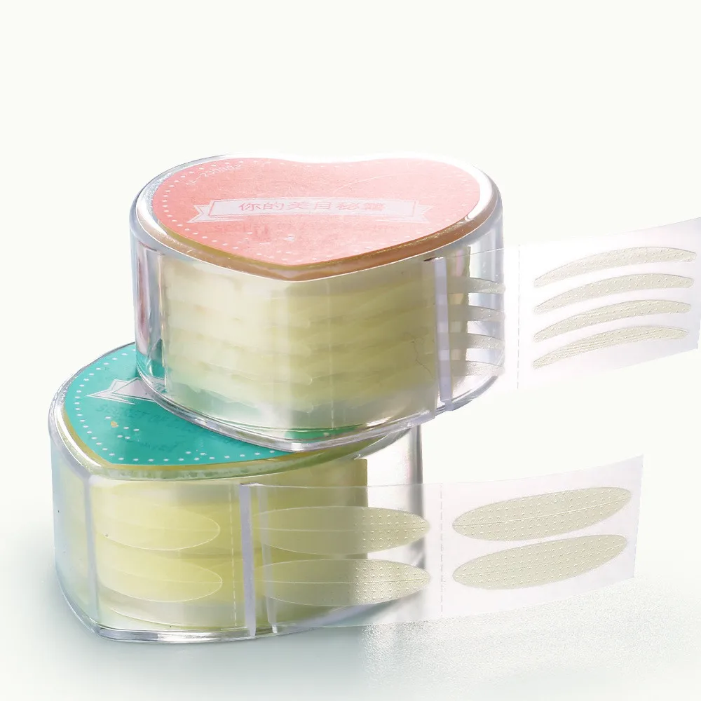 600 шт. Невидимый Двойной складывающийся стикер на тени для глаз двойные