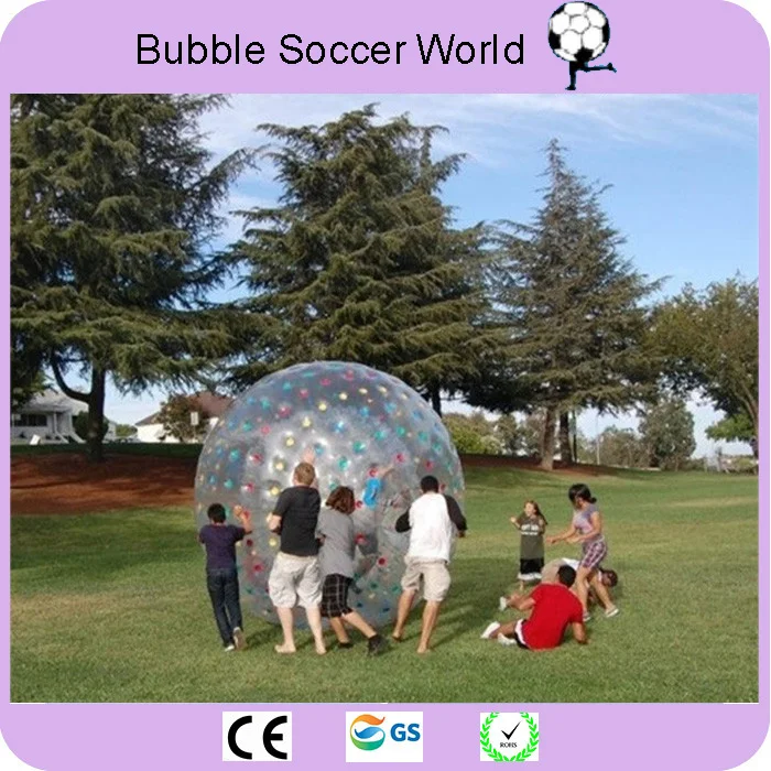 Rolling Ball 2.5M 0.8mm Inflatable Grass Human Hamster Body Zorb for outdoor exercise Free Shipping | Игрушки и хобби
