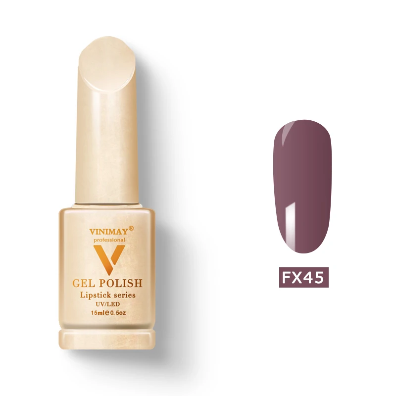 FX45 VINIMAY французский ногтей художественный Гель-лак для ногтей УФ замочить от гель-лака Гель-лак цвет праймер маникюр ногтей гель Lacque Salon 15 мл - Цвет: FX45