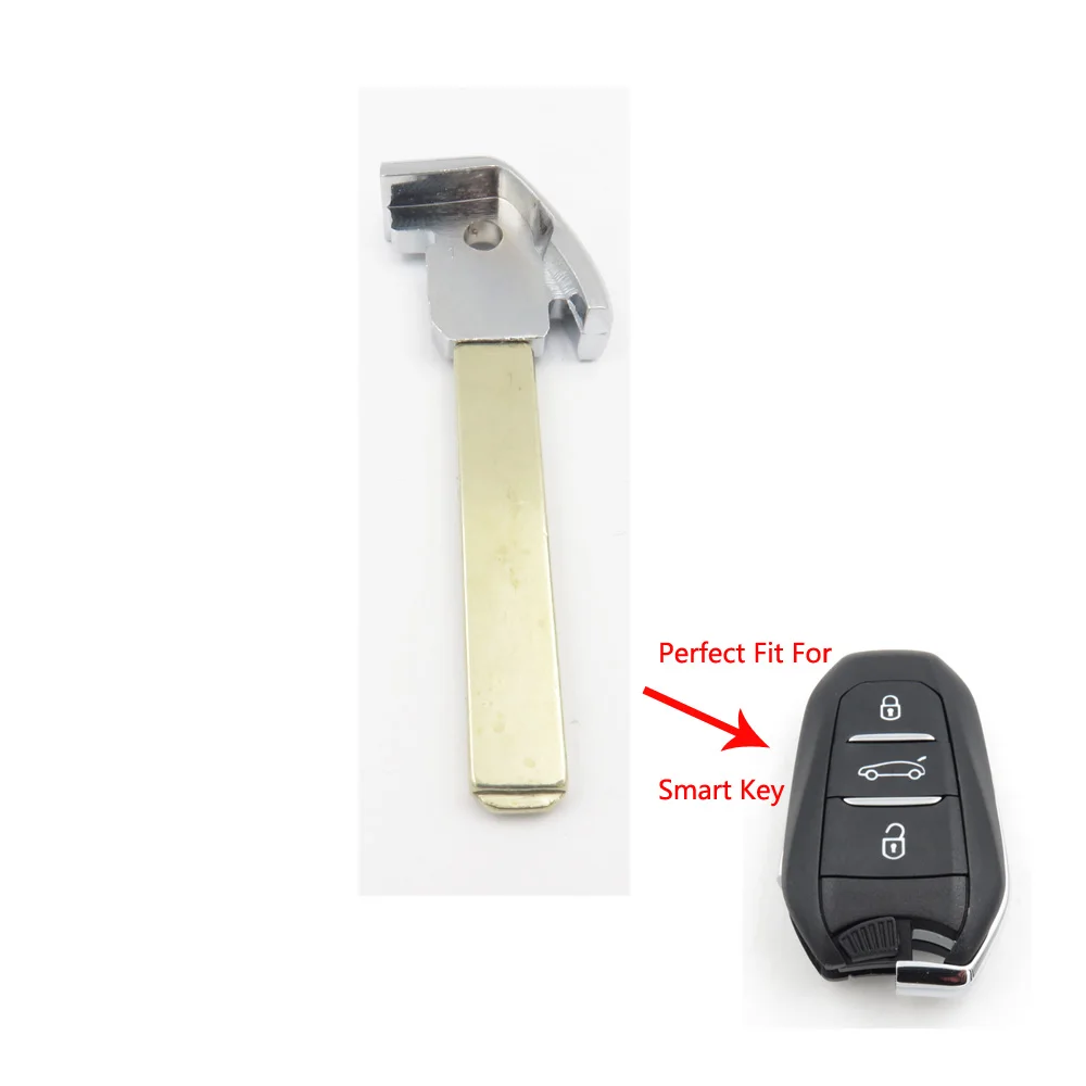 Uncut Blade Новое умное лезвие для ключей подходит Peugeot 508 Citroen C4L DS Smart Key Card без логотипа