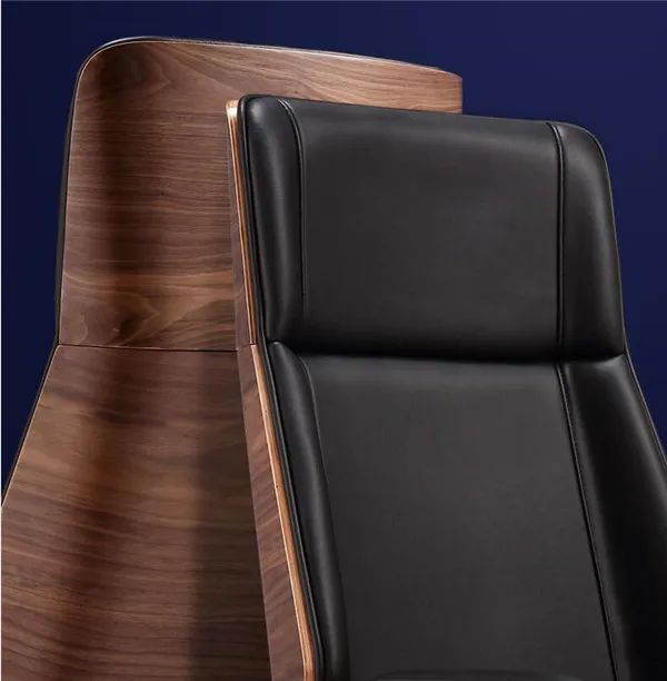 Откидывающееся офисное компьютерное кресло Bentwood с высокой спинкой, офисная мебель из микроволокна и кожи для дома, кресло для конференций