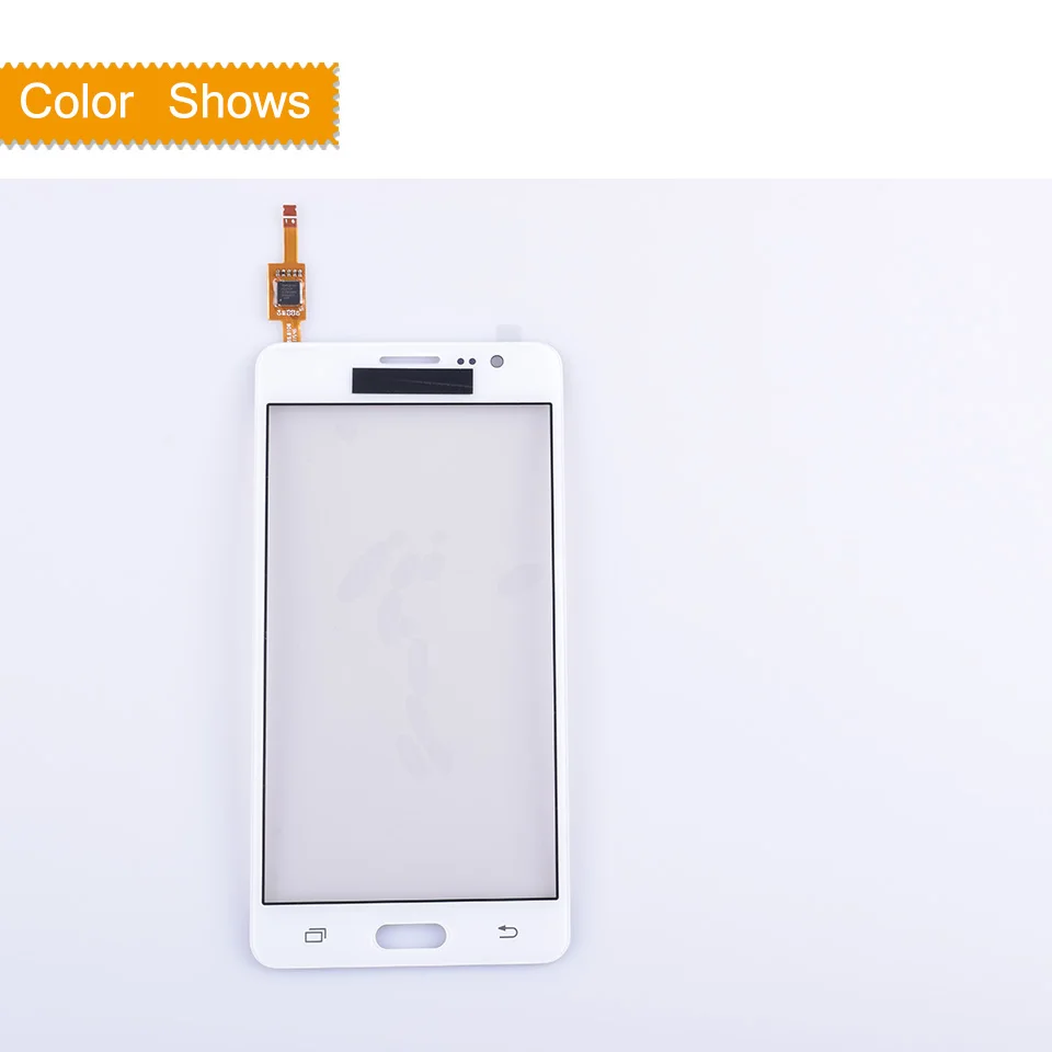 white no gift Для samsung Galaxy On5 G5500 G550 G550FY G550T сенсорный экран Сенсорная панель дигитайзер стекло сенсорный экран без lcd черный белый золотой - Цвет: white no gift