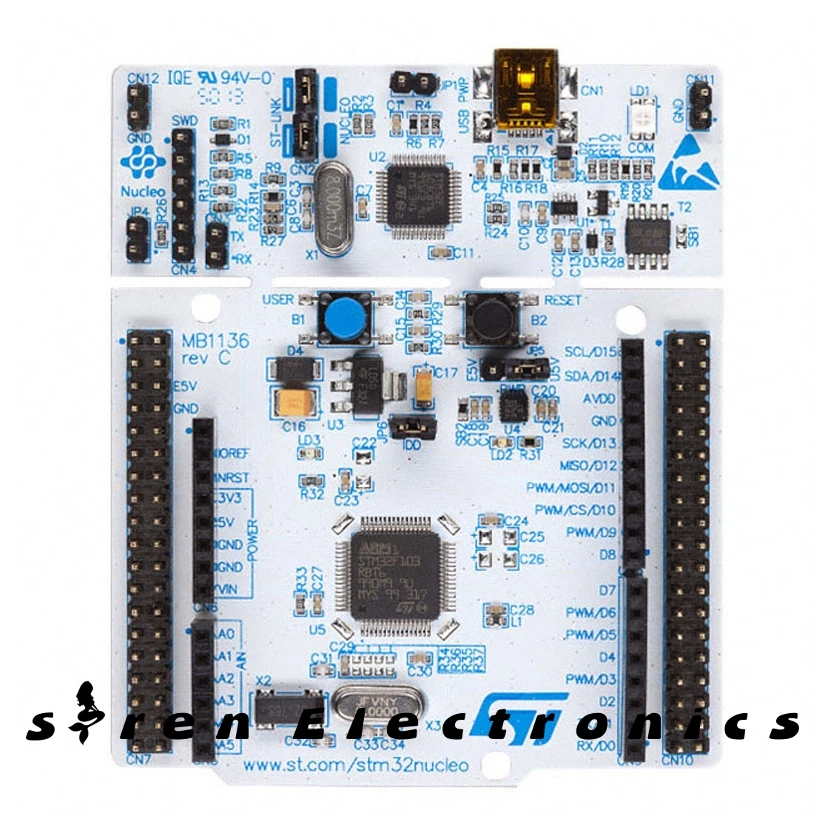 1 шт. x NUCLEO F030R8 ARM Nucleo Board STM32F0 STM32F030R8 64K F030R8|arm board|board armboard board |