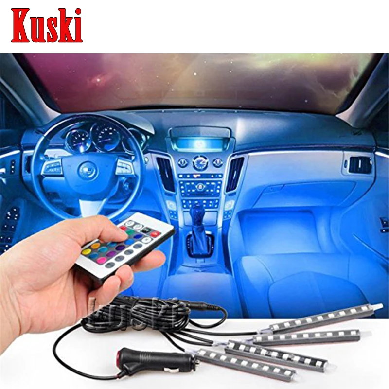Автомобильный светодиодный интерьер с дистанционным управлением светильник Toyota
