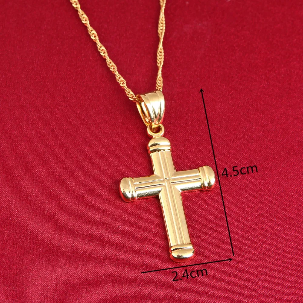 Модное мужское ожерелье из нержавеющей стали крест кулон оптовая продажа