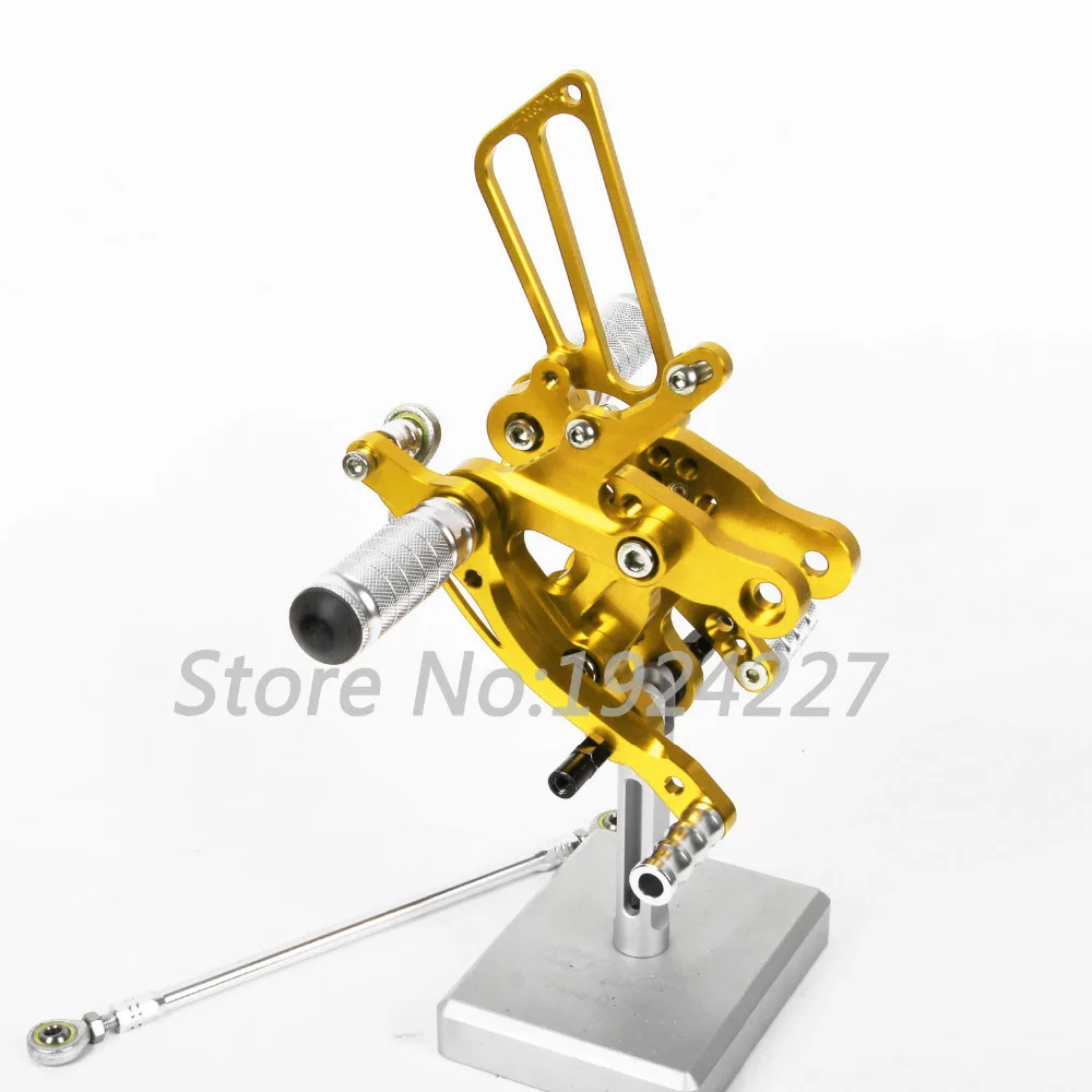 CNC Алюминиевые Подножки Rearsets задние наборы тормозной сдвиг для Honda CBR400RR NC29 1993 1999