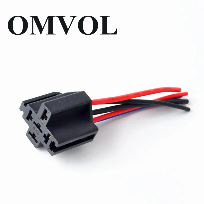 1 шт. Авто релейная розетка с 5 кабелями автомобиля релейные базы | Обустройство