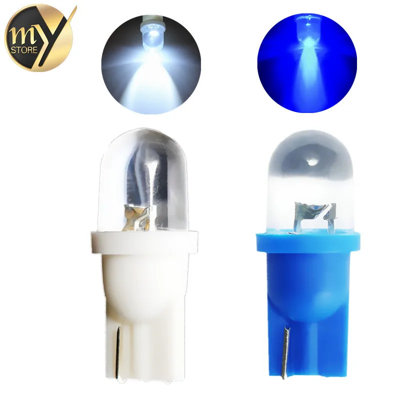 

T10 194 W5W 1 LED White,Blue Dome Instrument Bulb Lamp 501 dash led car bulbs interior Lights Car Light Source parking 12V