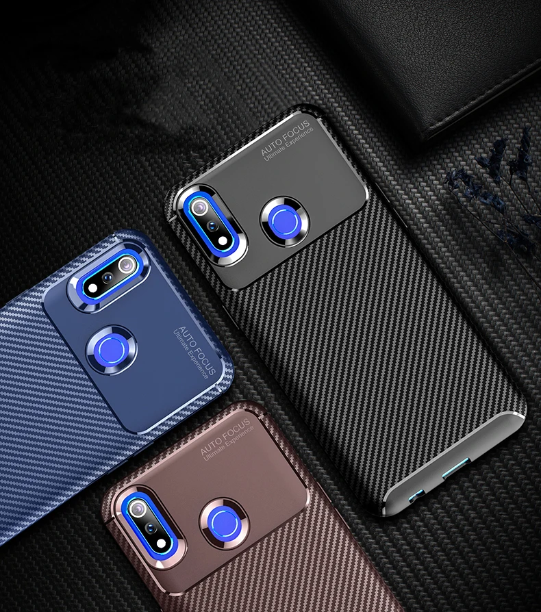 Роскошные Матовый карбоновый чехол для OPPO F11 Pro Рено A7 R19 K1 настоящий я 3 мягкий