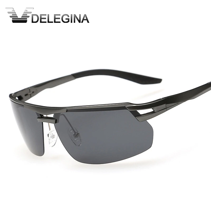 Мужские солнцезащитные очки с поляризационными очками защитой от УФ лучей 2018|uv