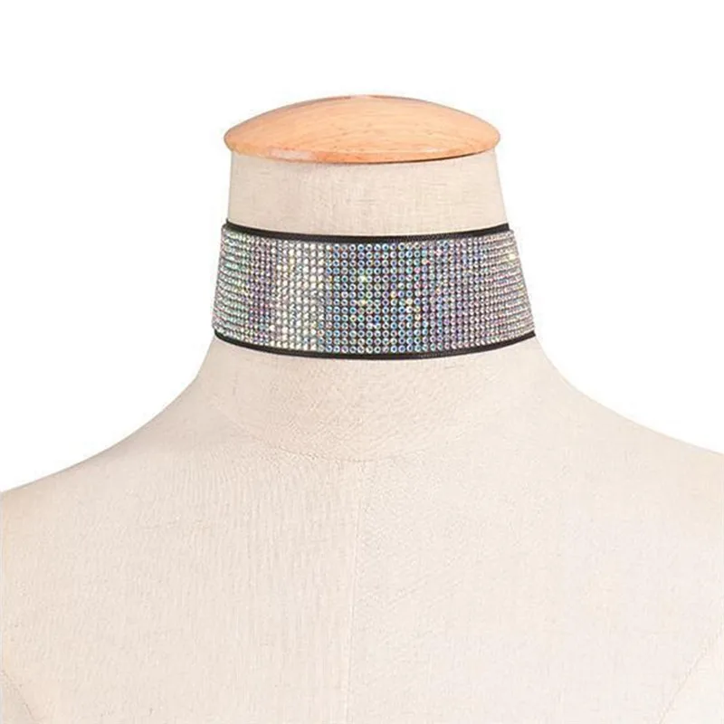 Ожерелье чокер со стразами для свадебной вечеринки 2 размера|party words|jewelry stickerjewelry