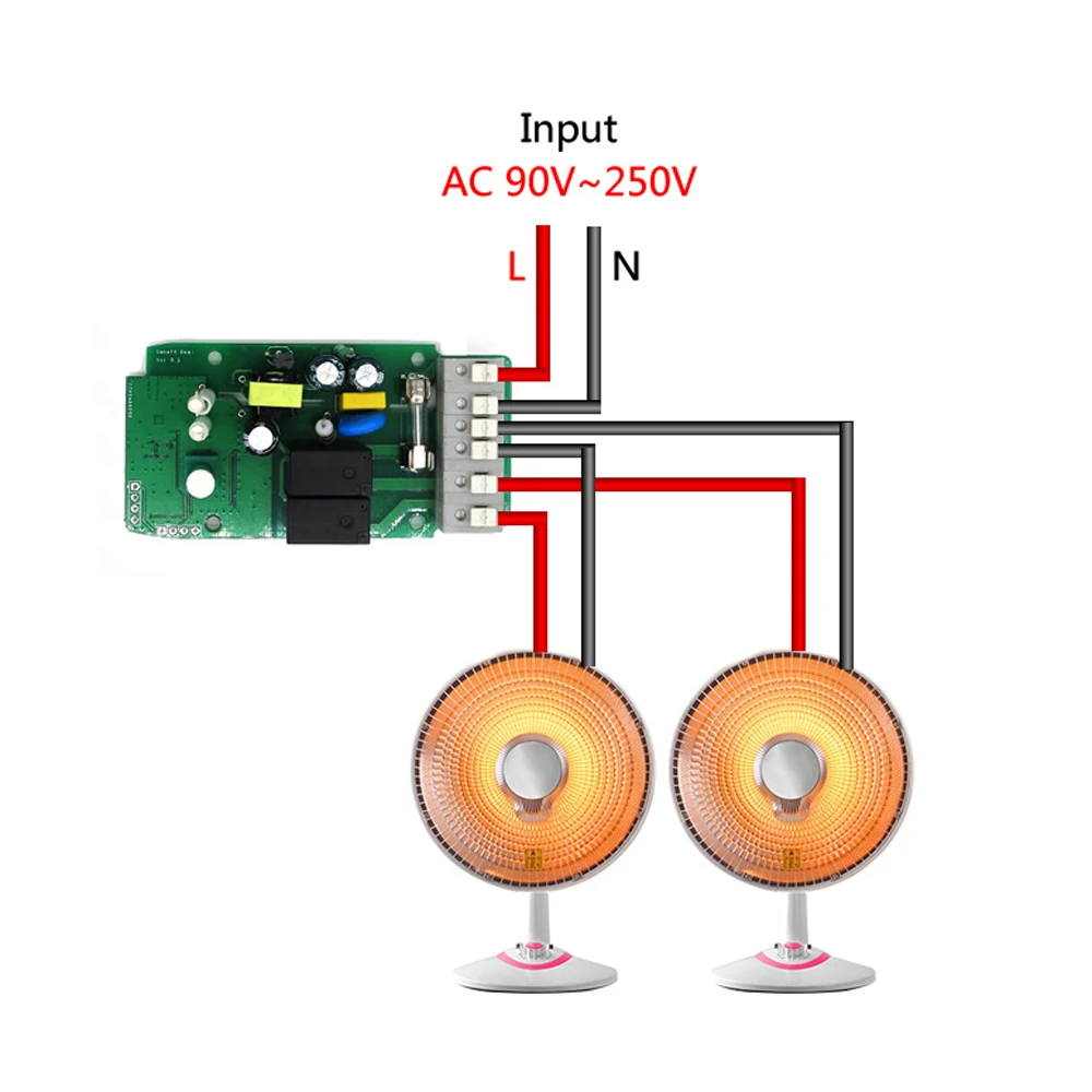 Интеллектуальный выключатель света SONOFF Dual 2ch Wifi умный беспроводной