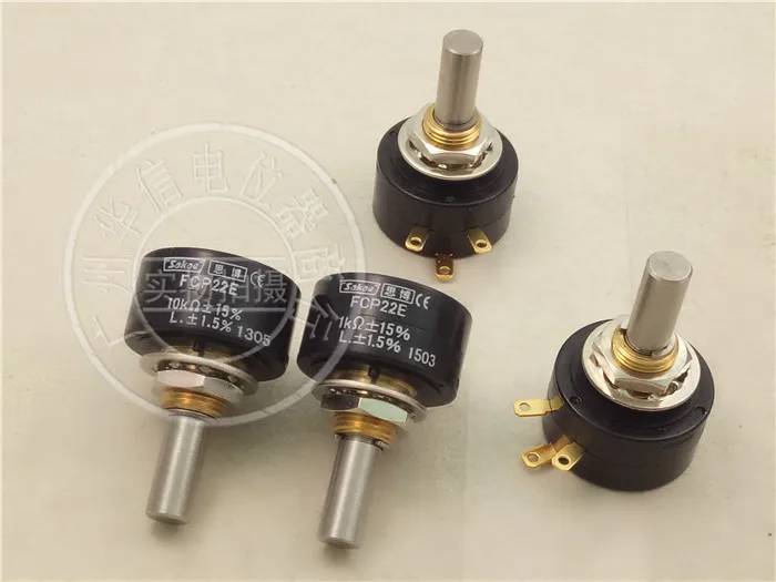 Переключатель потенциометра Sibo Sakae FCP22E 1K, 2K, 10K, пластик, Япония