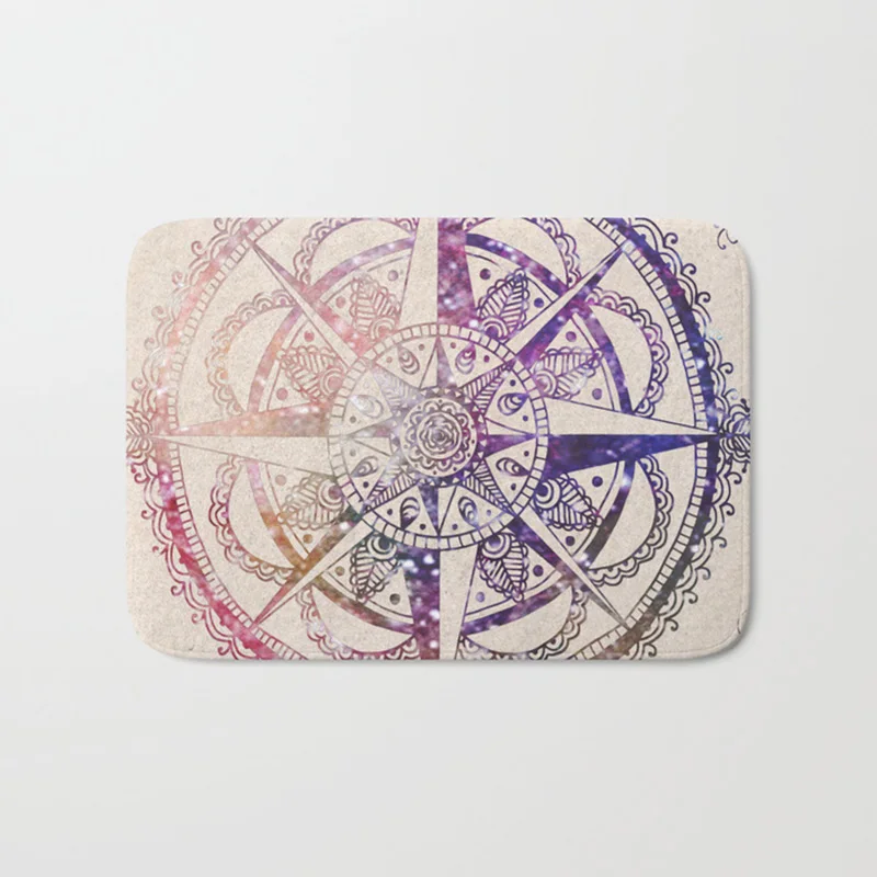 Простой якорь фланелевые водонепроницаемые коврики компас стрела ковры спальня