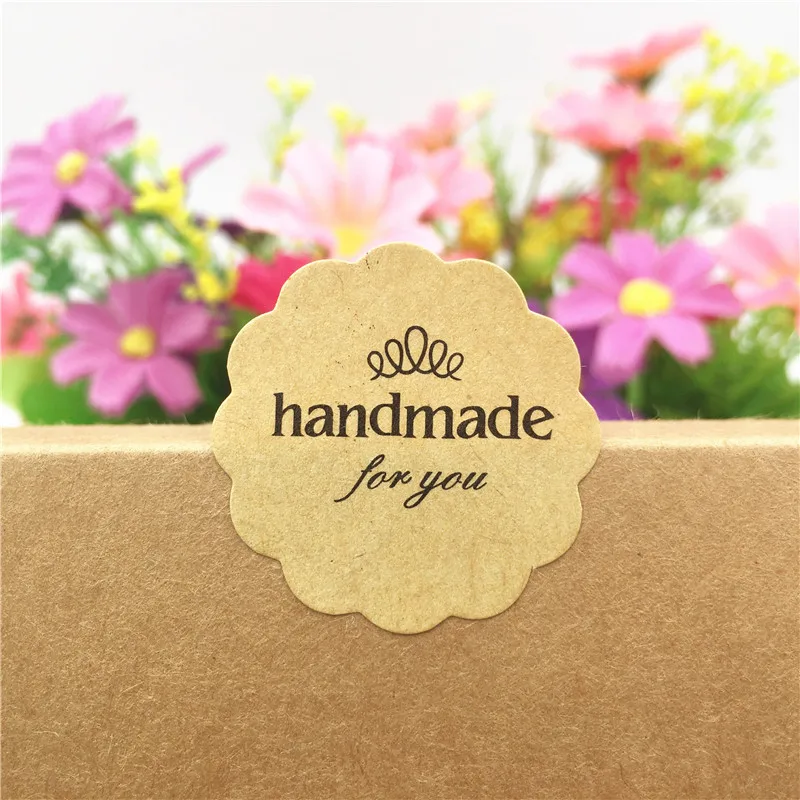 100 шт./лот кружевные наклейки клейкая крафт наклейка для самостоятельного