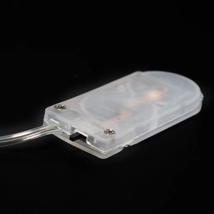 

Wholesale 100Pcs/lot DIY Transparent 6V CR2032 LIR203 Battery Cover Case Clip Socket Holder Case Cover With ON/OFF Switch