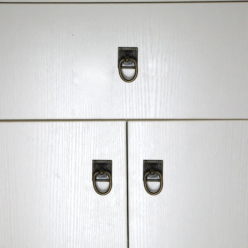 64 мм американский ретро стиль выдвижное кольцо ящик шкаф для обуви Вытяжная