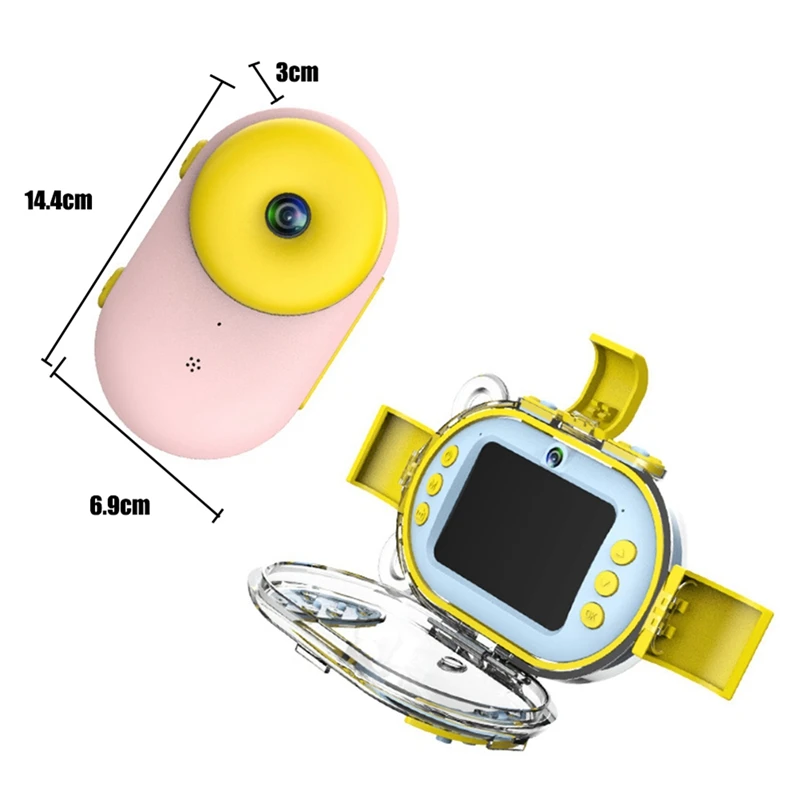 Цифровая Спортивная Slr камера для детей с водонепроницаемым ЖК экраном Hd