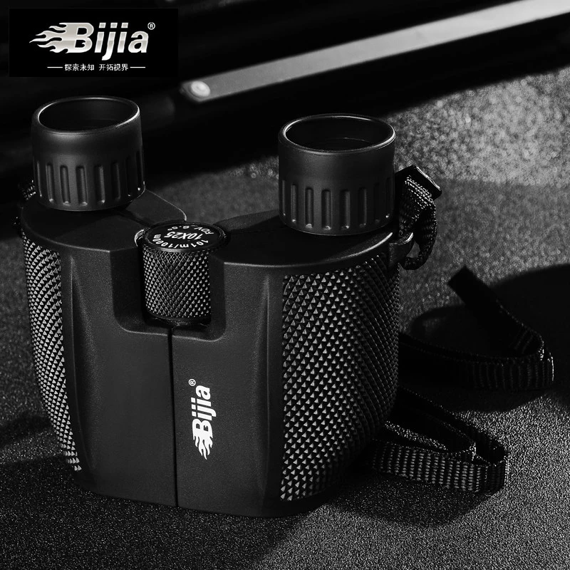 BIJIA 10x25 водонепроницаемый портативный бинокль телескоп Профессиональный