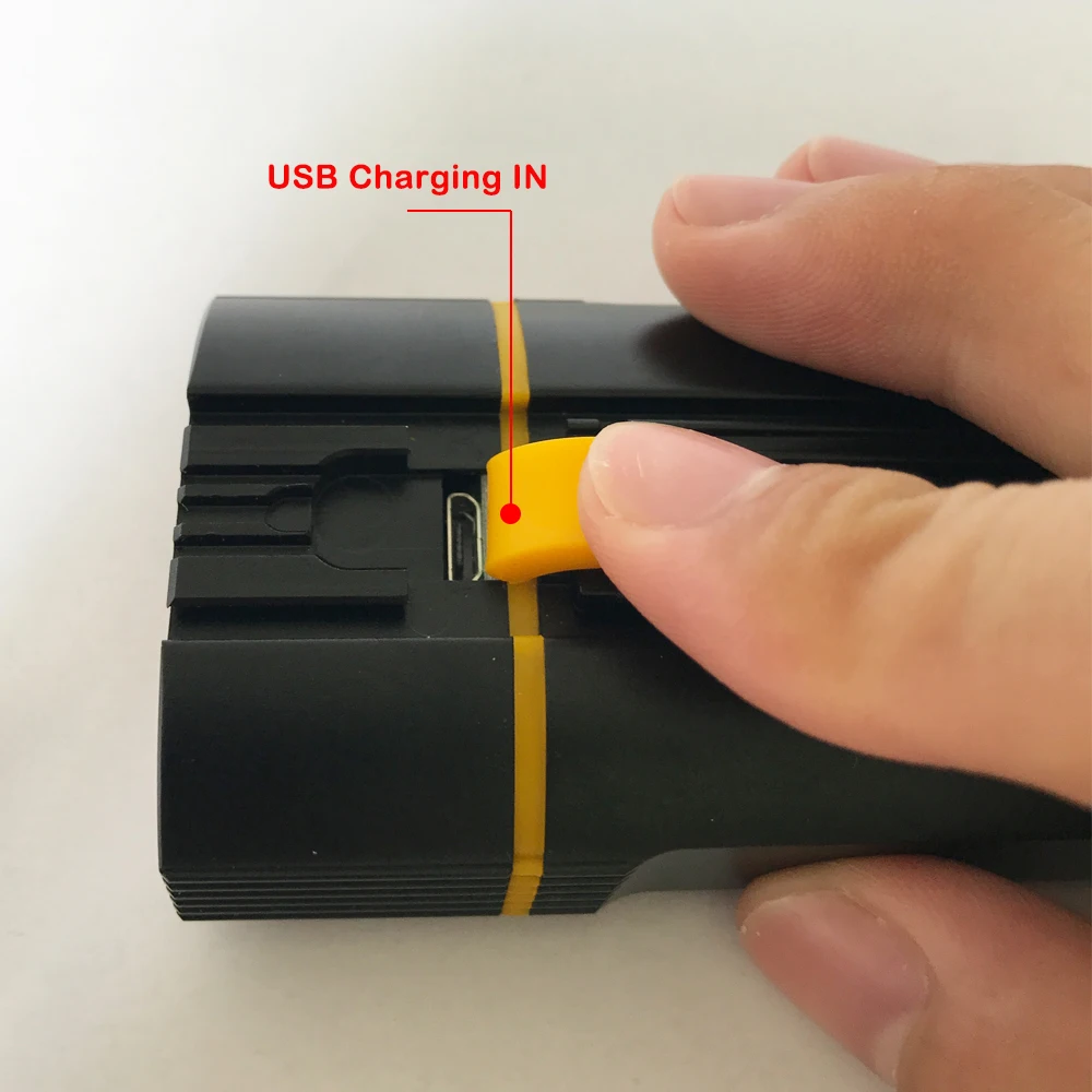 5000LM LED Flashlight 2x XML-T6 Bike Front Lights Rechargeable 18650 USB Led Torch For Outdoor Camping Tactical Lamp | Лампы и