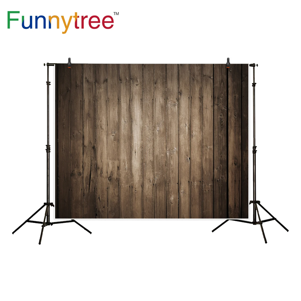 Фотофон Funnytree античный Темный деревянный настенный пол декоративный фон для