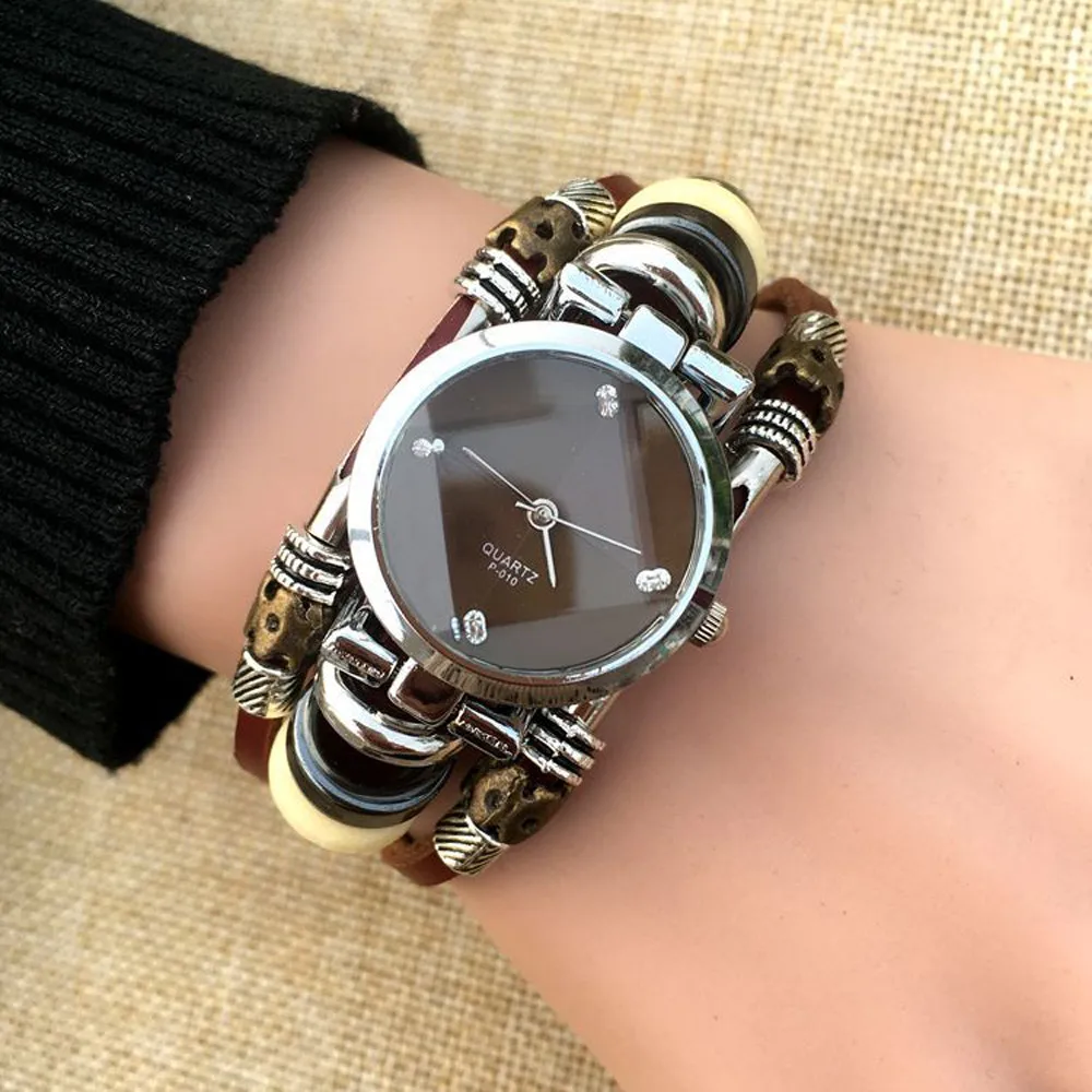 Splendid розового золота со стразами Теплые ремень платье женские часы стильные