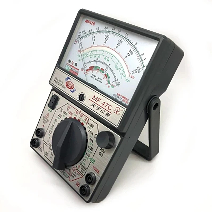 MF47C тестер напряжения тока сопротивление аналоговый дисплей мультиметр DC/AC |