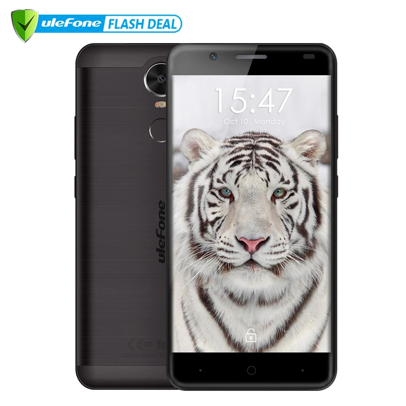 Ulefone Tiger Lite смартфон с 5 дюймовым дисплеем четырёхъядерным процессором MT6580 ОЗУ 1 ГБ