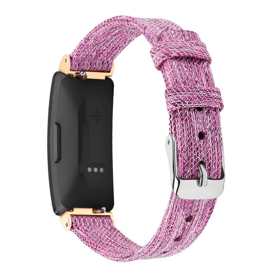 Ремешок на запястье для Fitbit Inspire HR смарт-браслет из холста и нейлона сменные часы