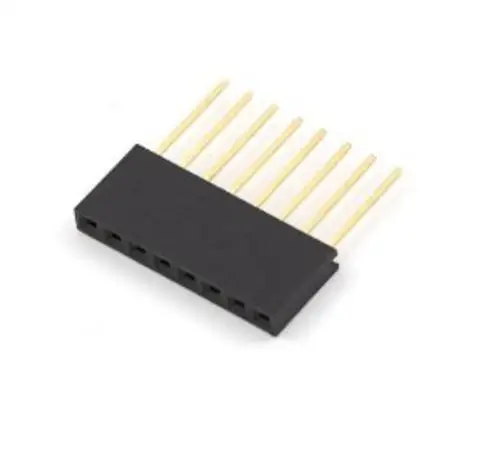 

20 pcs 8 Pin 2.54 mm Stackable Long Legs Femal Header For Arduino