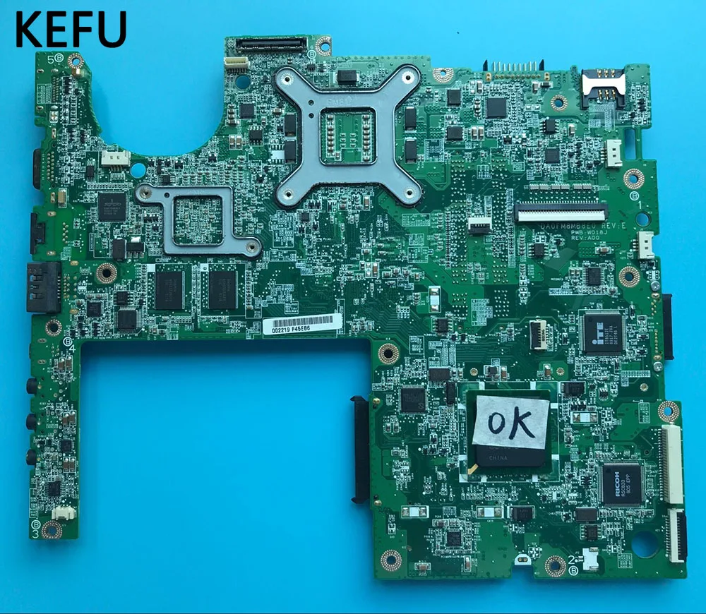 KEFU Studio 1555 для Dell материнская плата ноутбука CN 0K313M DDR2 Материнская с
