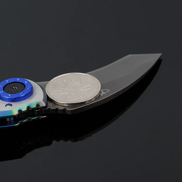 Mengoing оптовая продажа 5 шт./партия Karambit складной нож 5Cr13 сталь самообороны практика