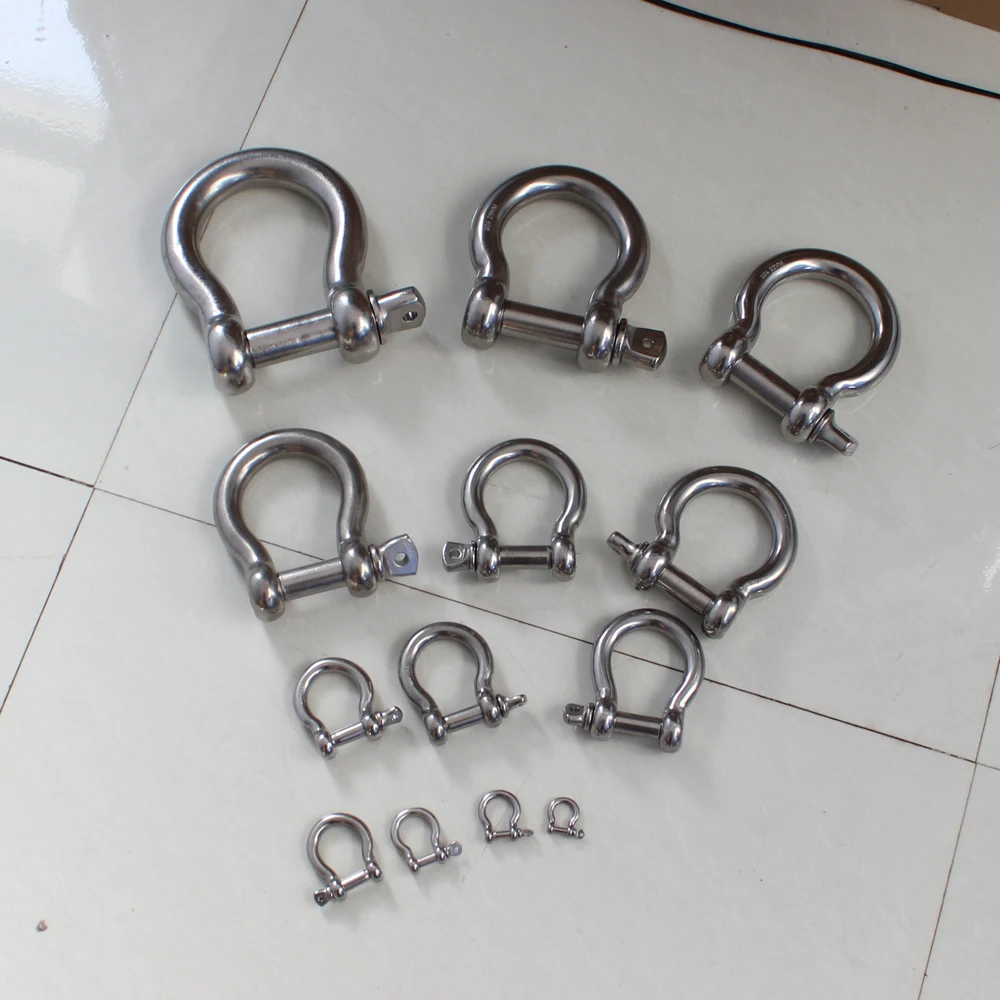 Лук из нержавеющей стали мини лук скобы для проволочной веревки цепи или