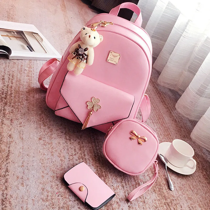 Мода 2017 г. рюкзак Для женщин из искусственной кожи Back Pack известный бренд Школьные