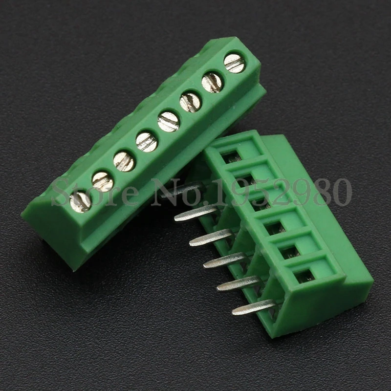 50 шт. 2 54 мм PCB Универсальный винт клеммные колодки коннектор KF128 2/3/4/5/6/7/8/9/10-12