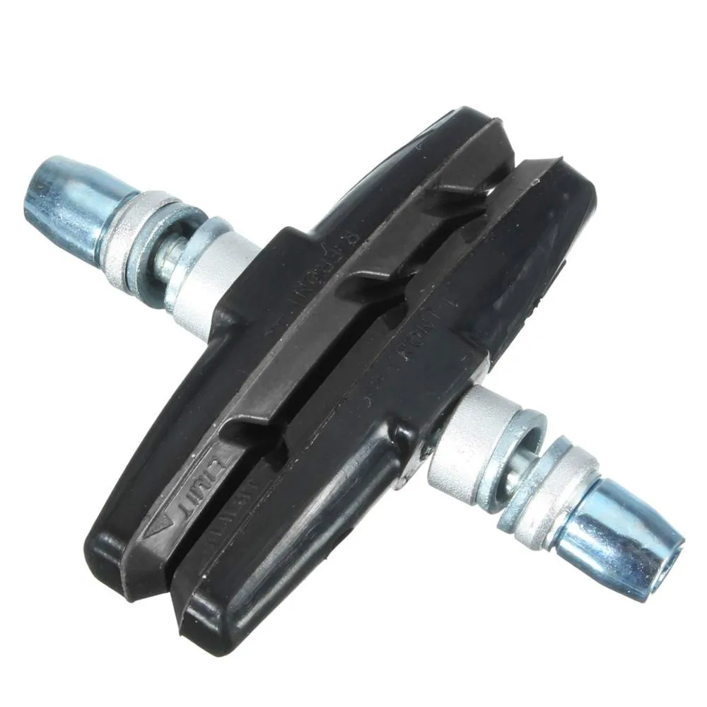 Black 1 пара Дорожный Велосипедный тормозной блок колодки тормоза велосипедные V-Brake Holder обувь Резиновые блоки прочные велосипедные аксессуары - Цвет: Black