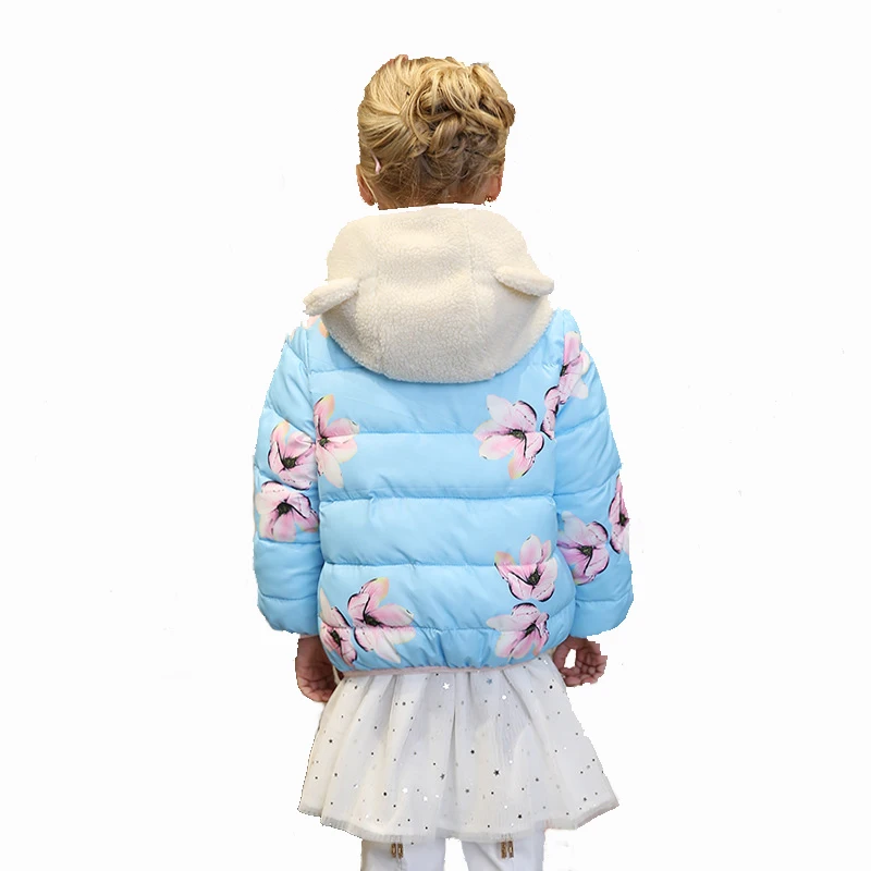 Candydoll/модные зимние пальто для девочек Дети мультфильм парки с капюшоном на