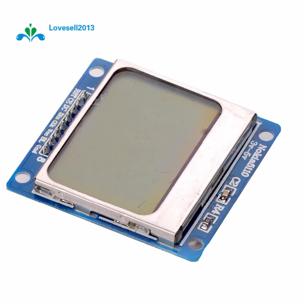 84x4 8 модуль ЖКД синий адаптер для подсветки PCB 5110 LCD для Arduino