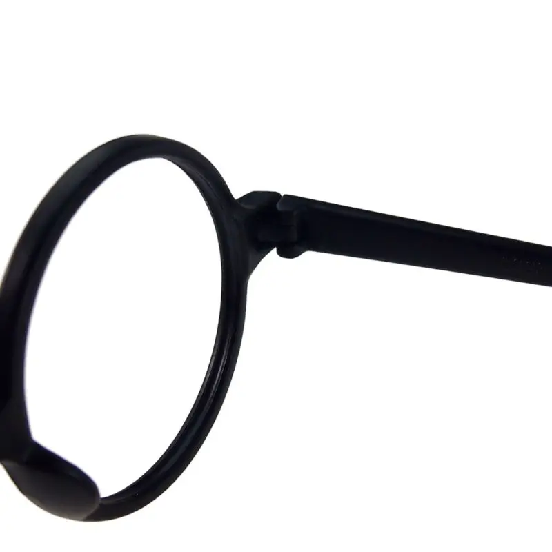 Очки в ретро стиле круглой формы Nerd очки оправе без линз пластиковые для