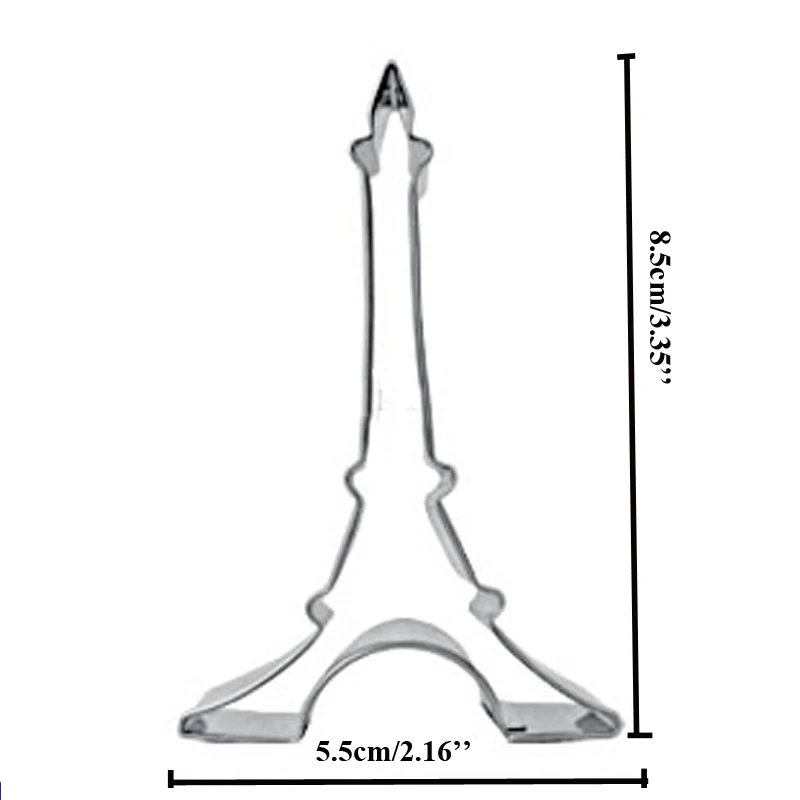 10 шт. Парижская башня металлический резак для печенья мастики инструмент