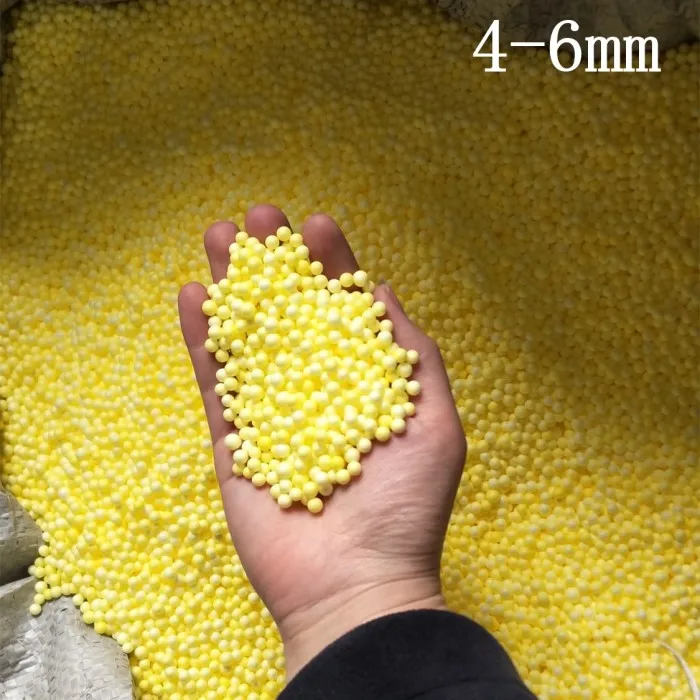 4-6mm Yellow 500 г новые Разноцветные Мини-шарики из пенополистирола с наполнителем из пенополистирола - Цвет: 4-6mm Yellow