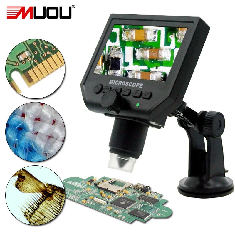 Цифровой мини микроскоп с ЖК экраном|soldering microscope|microscope solderingusb digital microscope |