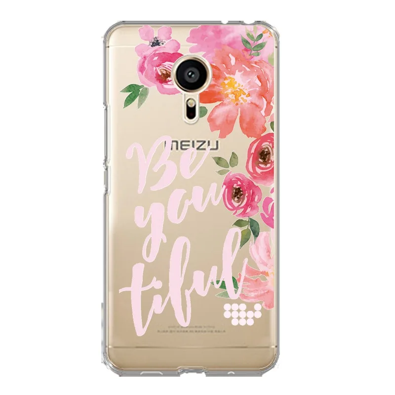 Windbell Soft Clear TPU Phone Case For meilan MX6 pro6 U20 U10 A5 M5 M5S E E2 Flora Cute Silicone Printed Cover Free Shipping | Мобильные