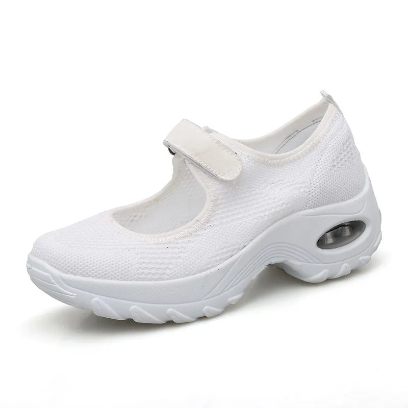 79white sneakers Женская обувь для тенниса; летние дышащие кроссовки; цветная женская спортивная обувь; женские кроссовки на платформе с закрытым носком; Zapatos De Mujer - Цвет: 79white sneakers