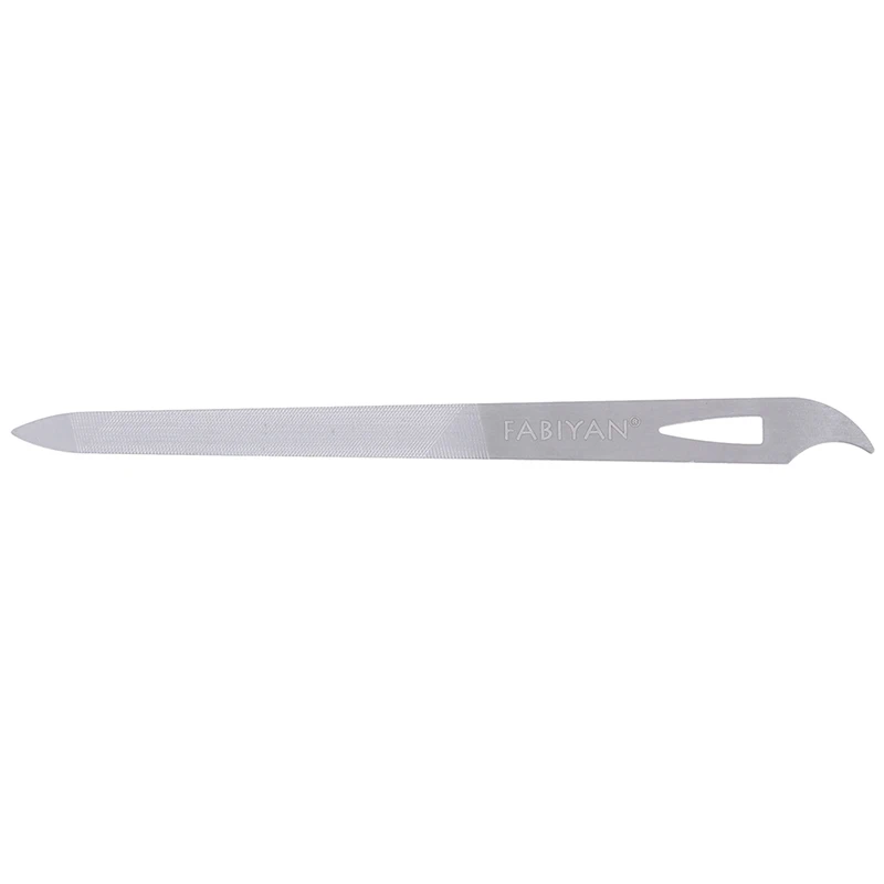 

NEW 1 Pcs Stainless Steel Nail File Double Sides Thick Nails Pedicure Manicure Tools Metal Nail File