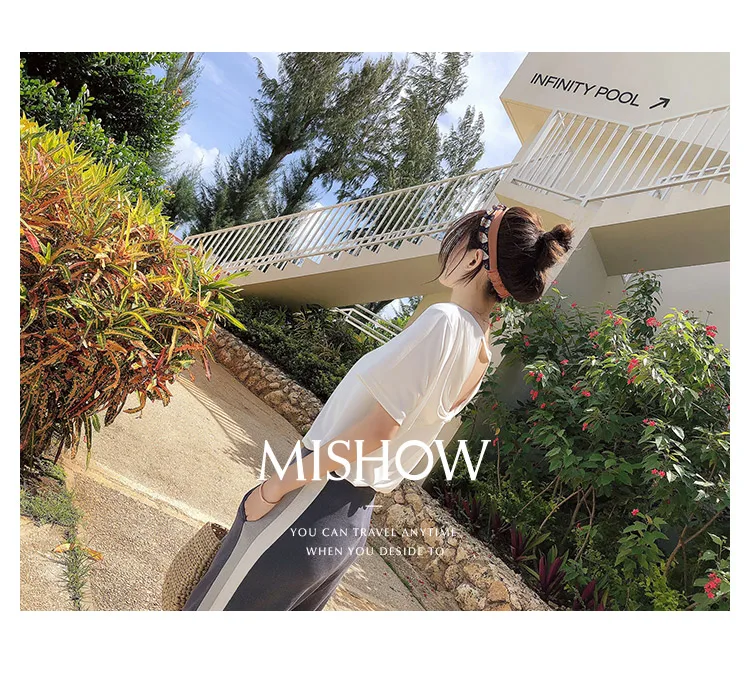 Mishow Женская футболка с коротким рукавом MX18B3370
