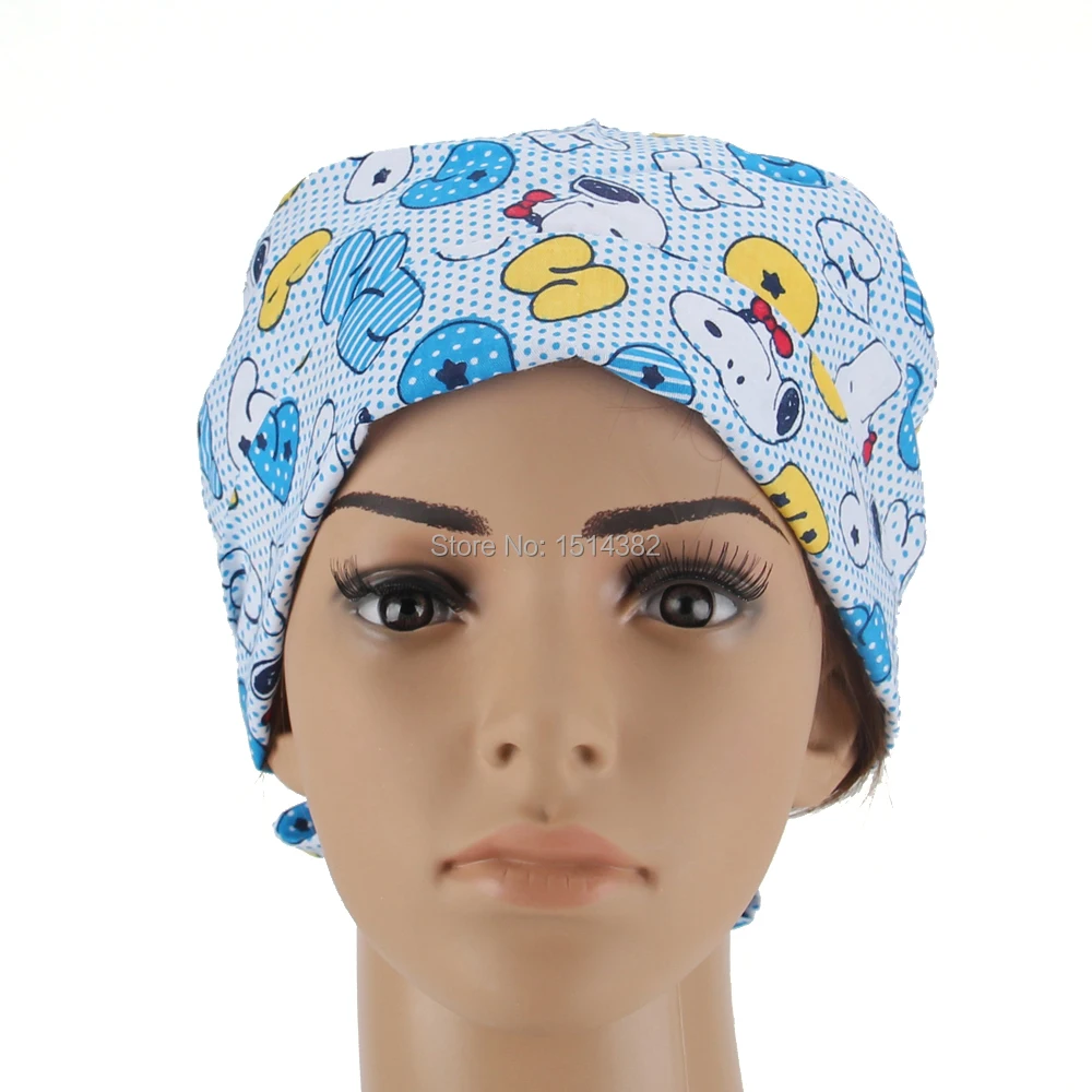 Women's Surgical Scrub hat Printed 