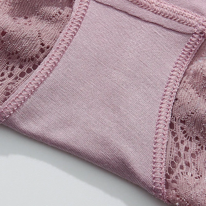 3 шт./лот женское кружевное нижнее белье бесшовные трусики сексуальное шорты